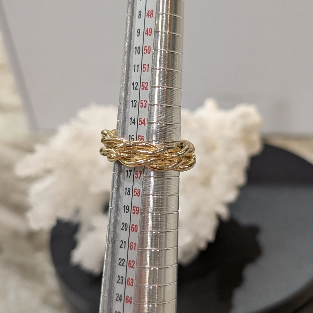 Gold Braided Ring - Picture 7 of 7